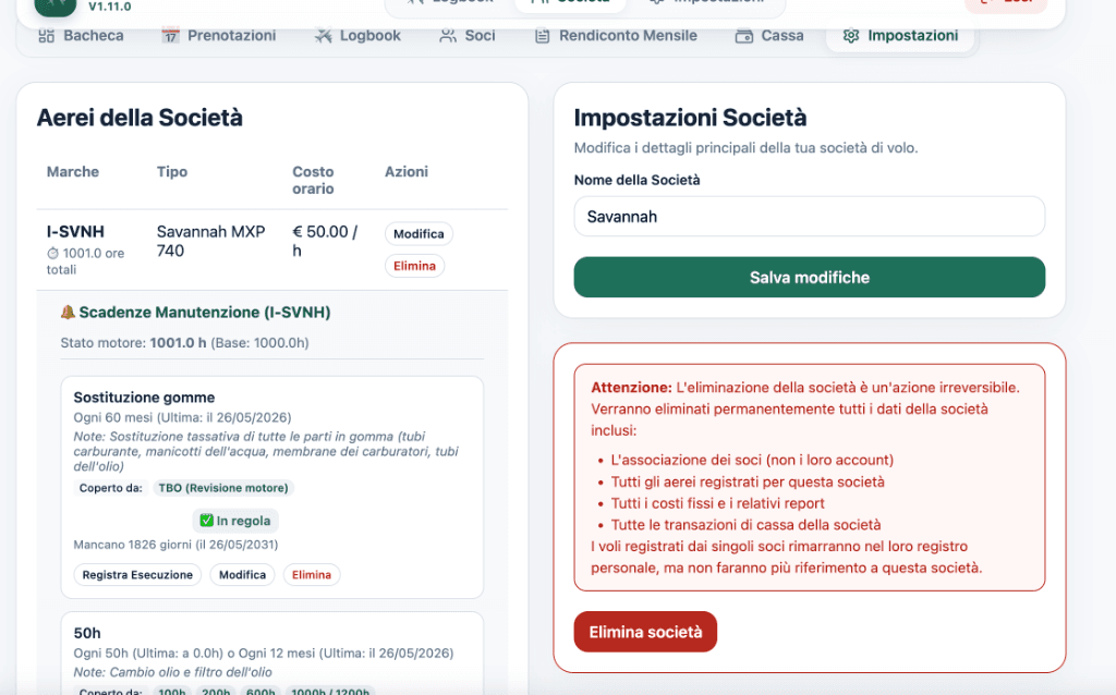 Gestione Flotta e Manutenzioni